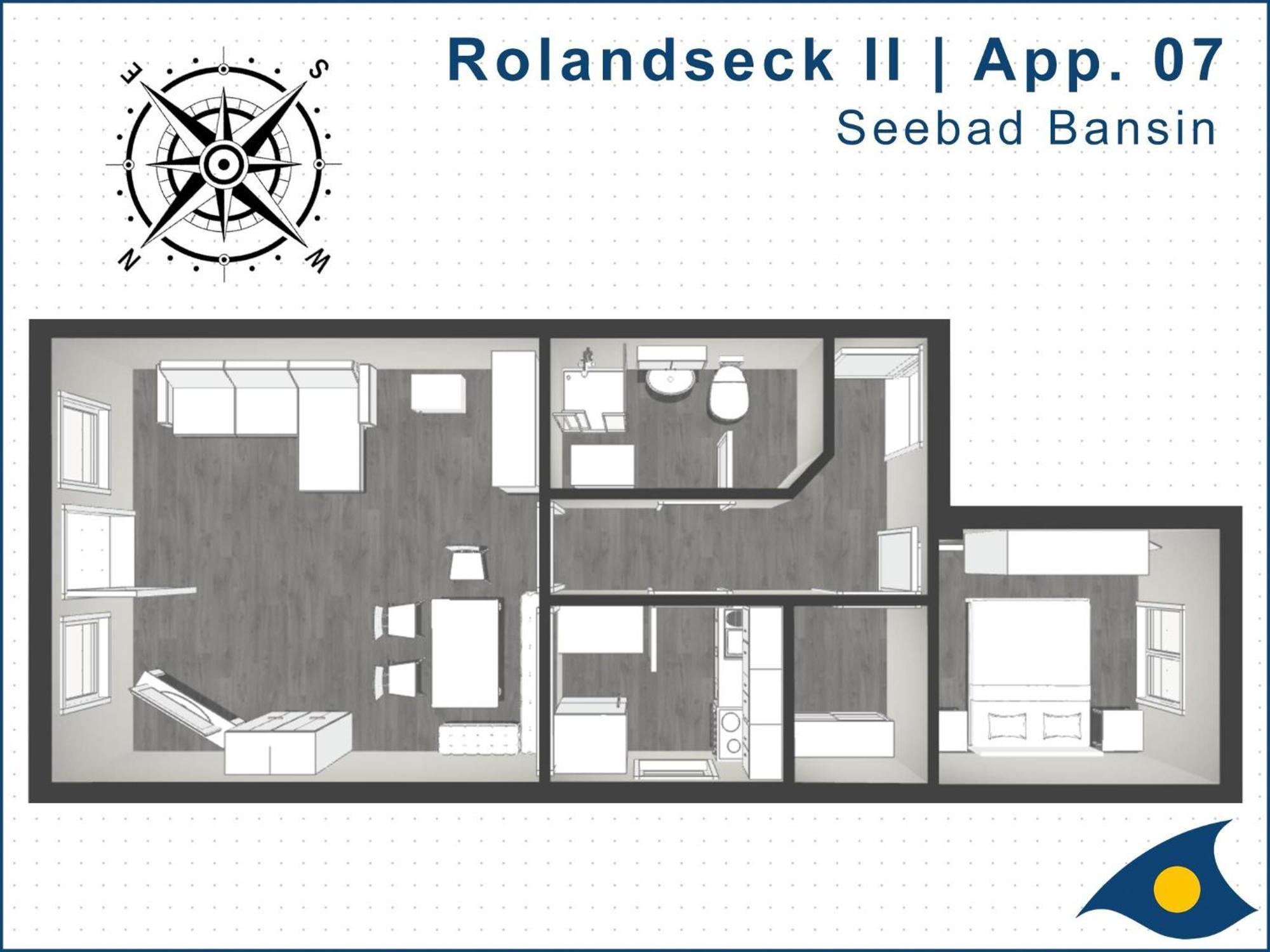 Rolandseck II Whg 07 Apartment Heringsdorf  Bagian luar foto
